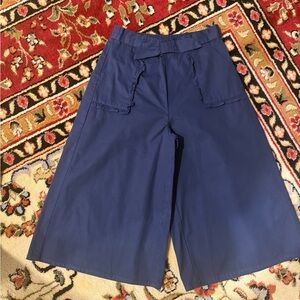 Janie and Jack Wide-Leg Cropped Pants